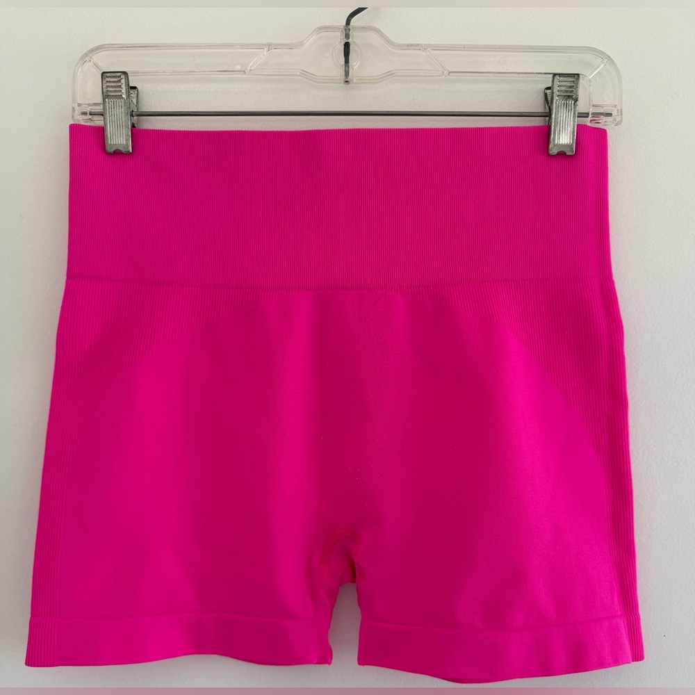 Always Women’s Hot Pink High-Rise Bike Shorts. Sz: XL